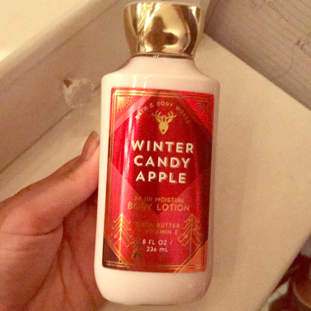 Bath and Bodyworks lotion.